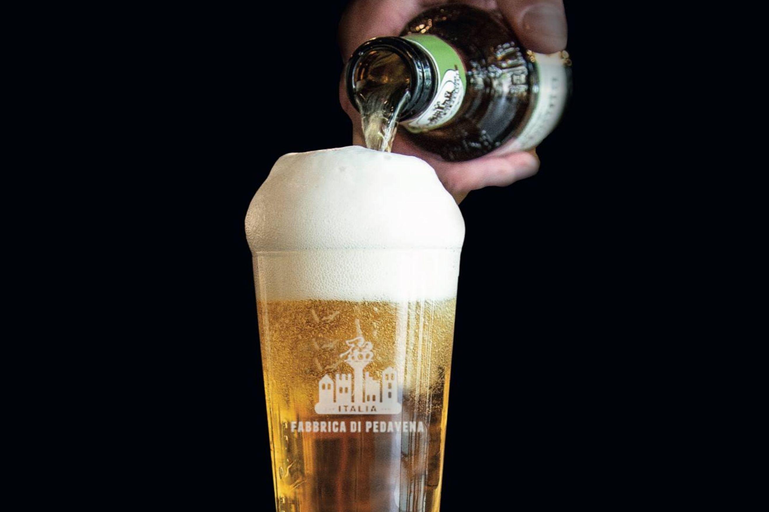 Bicchiere birra Pedavena