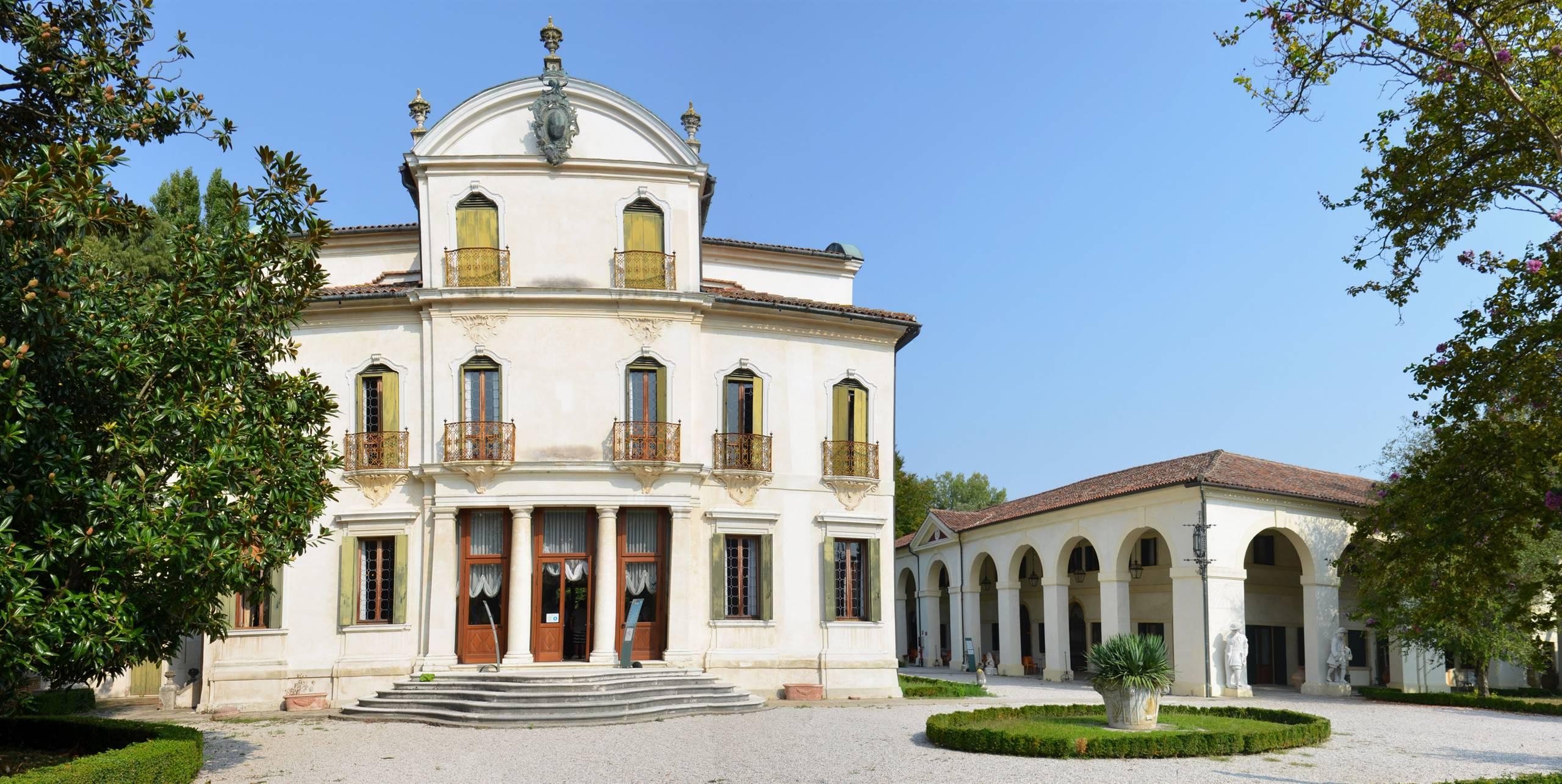 Villa Widmann_facciata e Barchessa laterale
