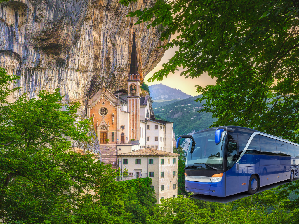 Bus tour with Sanctuary of Madonna della Corona