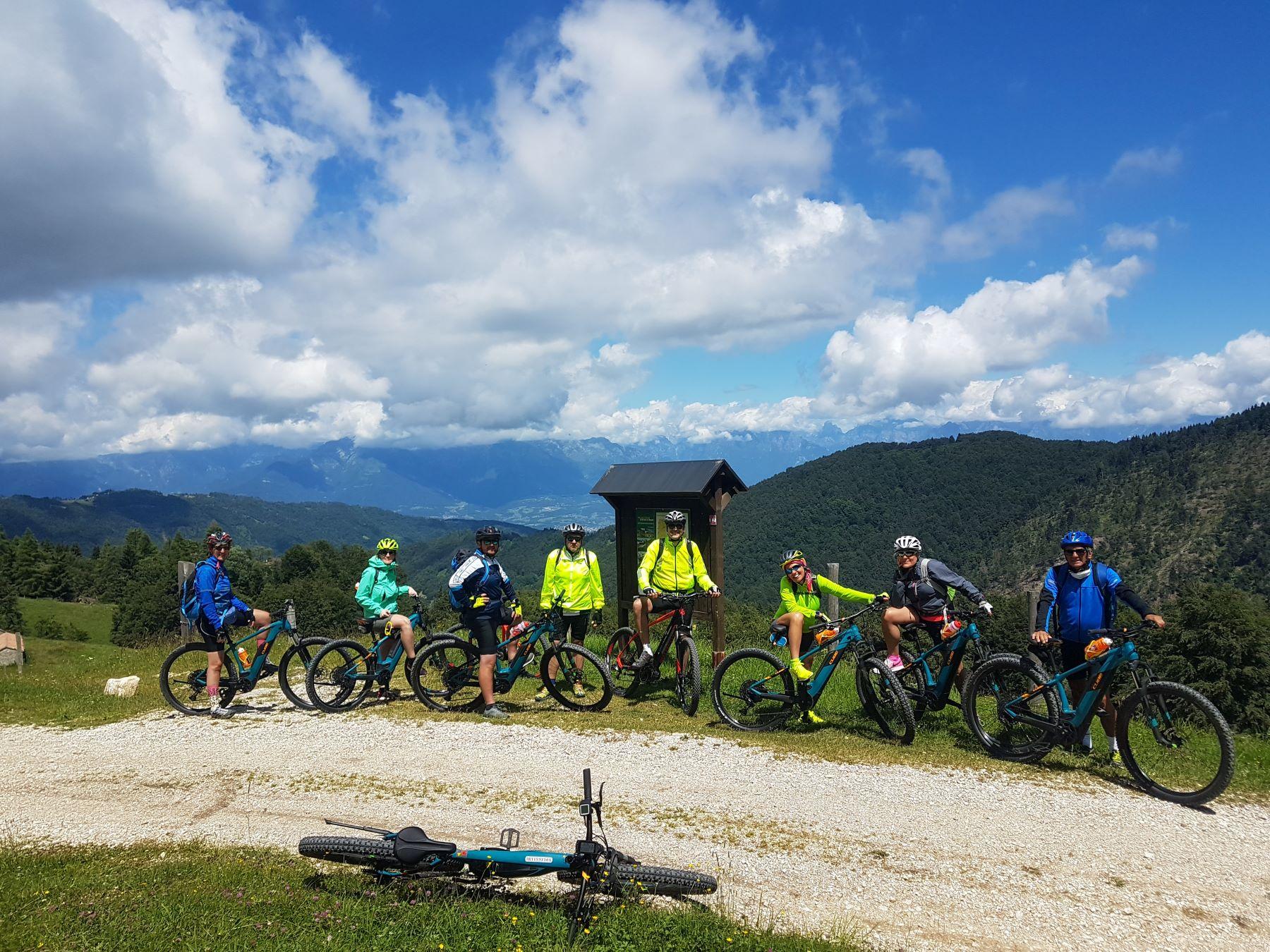 Tour in e-bike - Dorsale delle Prealpi Trevigiane