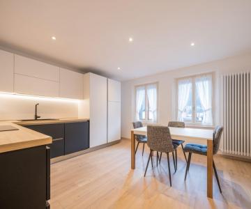 cucina e zona pranzo