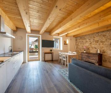 Soggiorno con cucina