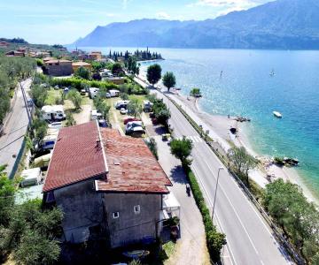 Vista aerea del campeggio