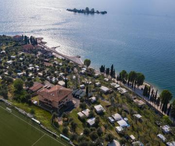 Vista aerea del campeggio