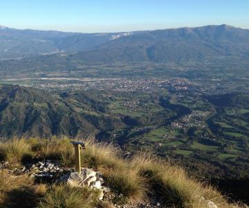 Vista sulla Valbelluna dalla cima