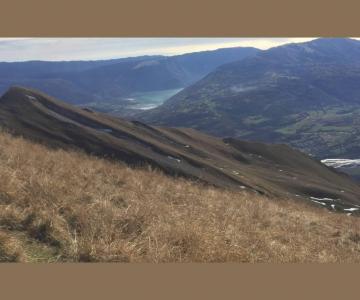 Vista sull'Alpago dal Monte Serva