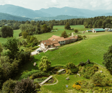 Azienda agricola da esterno panorama