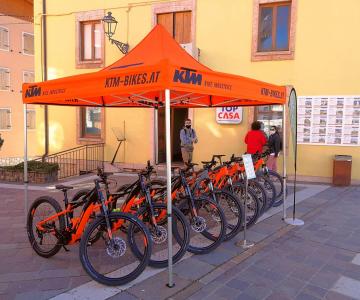 punto noleggio e-bike top casa gallio