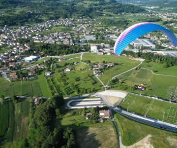 Parapendio sopra Pedavena