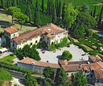 La Villa vista dall'alto
