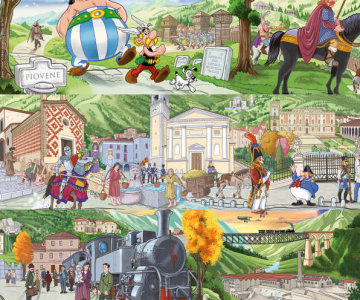 Murales Grafico di Asterix