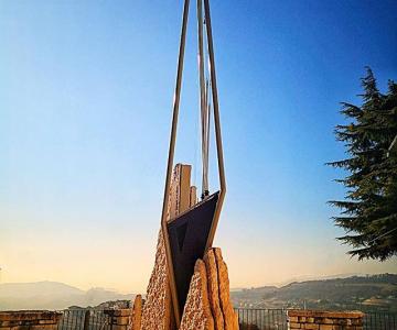 Arpa Eolica al tramonto