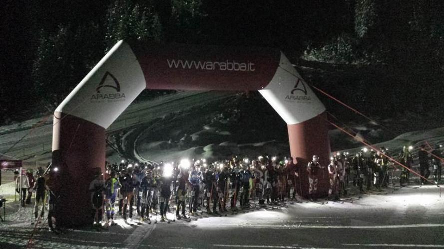 Partenza Sellaronda Skimarathon