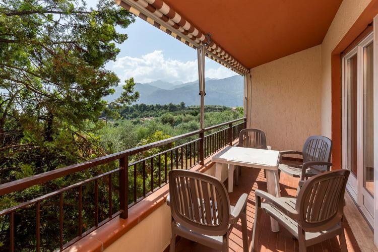 balcony on the first floor