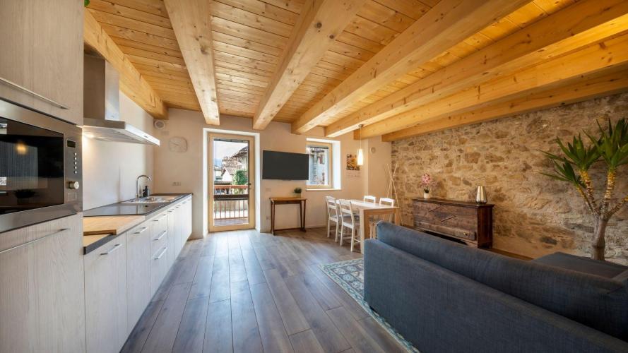 Soggiorno con cucina