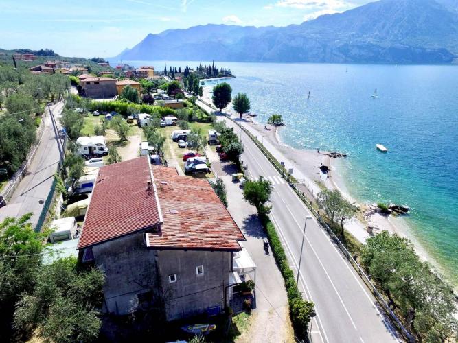 Vista aerea del campeggio