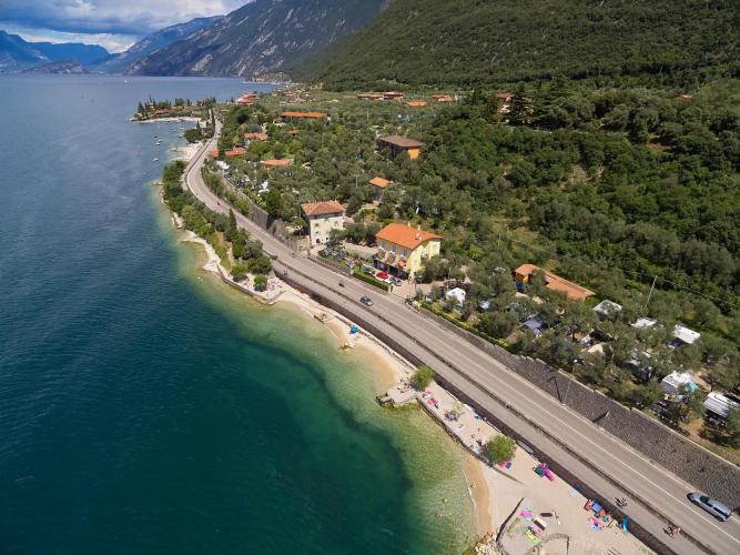 Vista aerea del campeggio