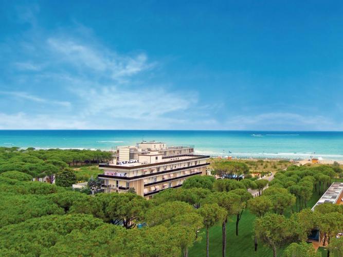 Bertha vista con pineta