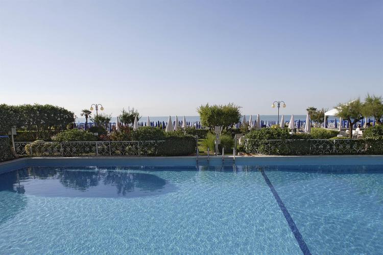 Outdoor pool and garden