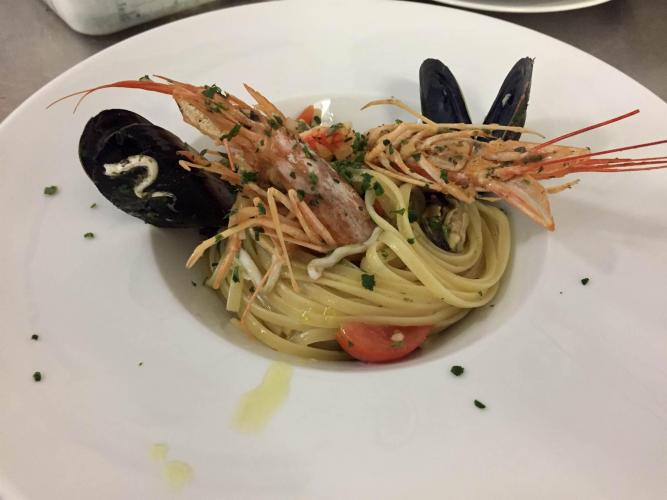Fish "Scogliera" Pasta with Seafood