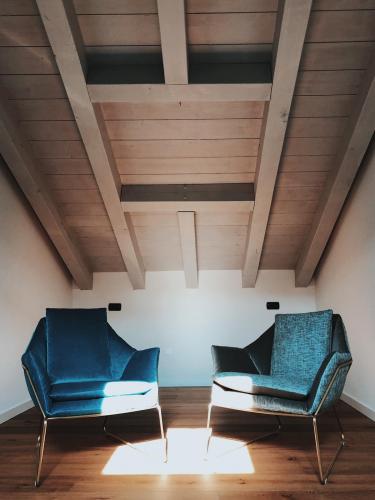 Upstairs reading area