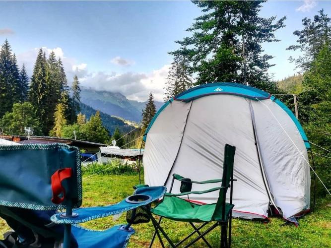 Pitches for tents in summer