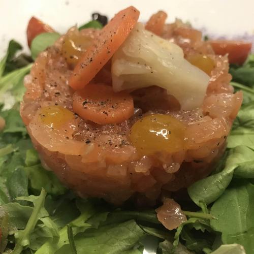 Dal nostro ristorante: tartar di trota