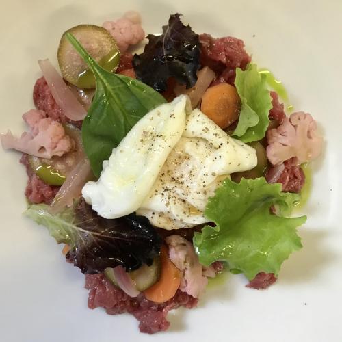 Dal nostro ristorante: tartar di manzo