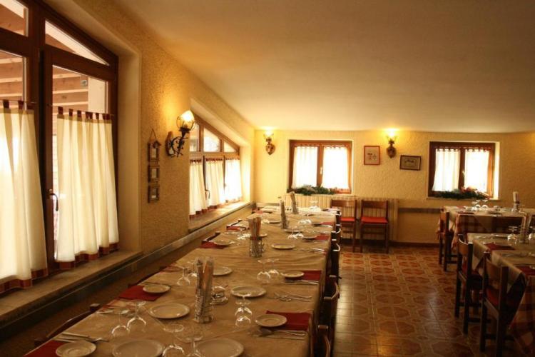 La sala da pranzo