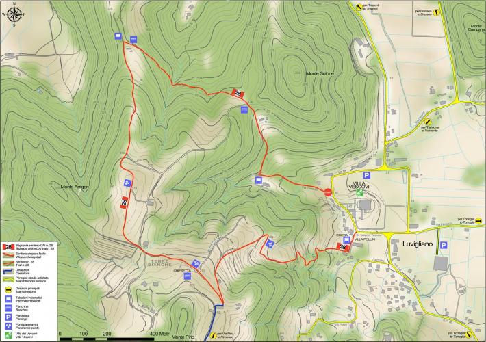 mappa sentiero