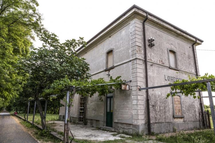 Casello di Loreggia via ciclabile Treviso Ostiglia