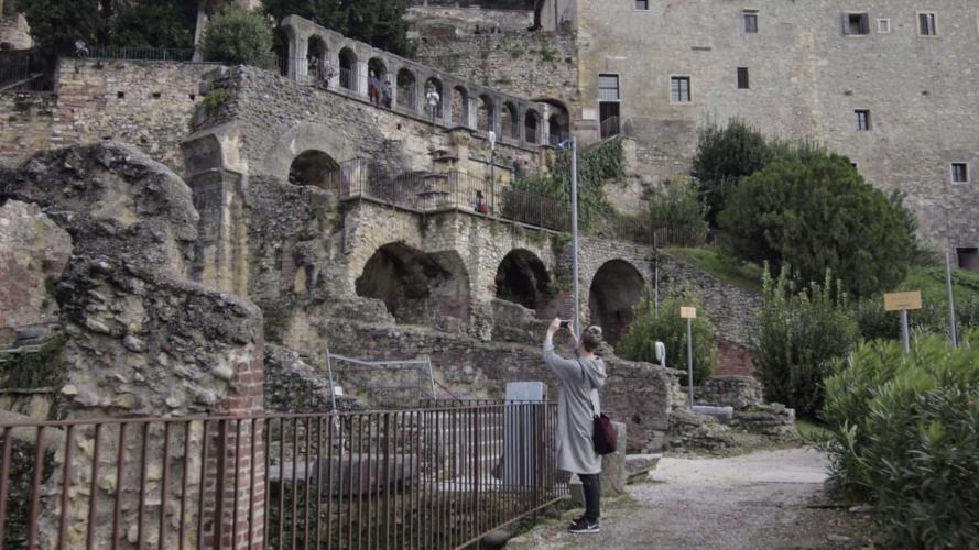 Resti romani al Teatro Romano