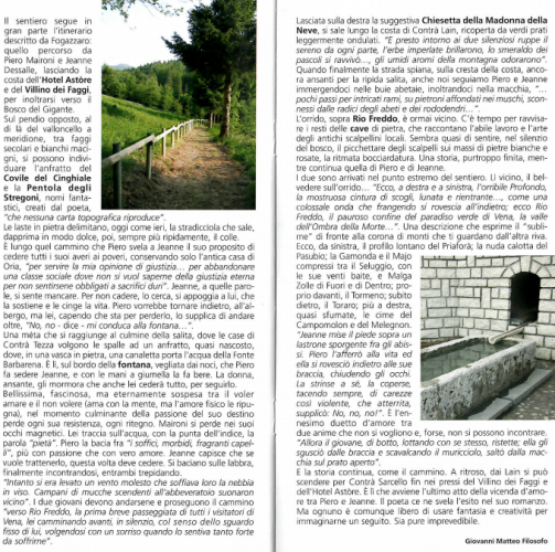 Sentiero Fogazzariano - il percorso