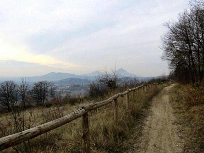 Panorama su Monte Cero e Monte Castello