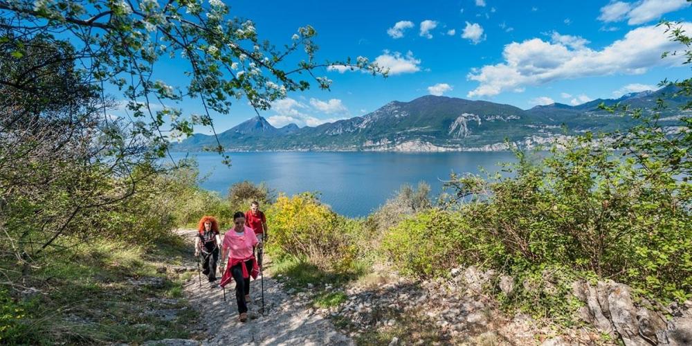 Il nordic walking park di Brenzone