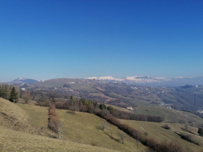 Panoramica lungo il percorso