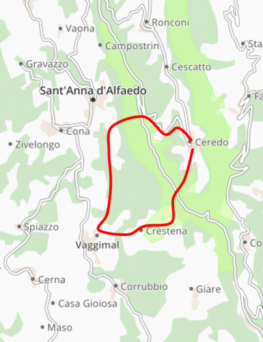 Mappa percorso