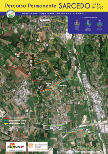 Percorsi permanenti di Sarcedo - mappa