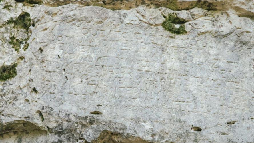 Olt de Val d’Arc incisione