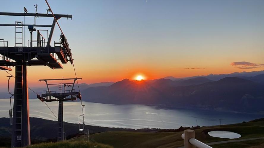 funivia Prada tramonto