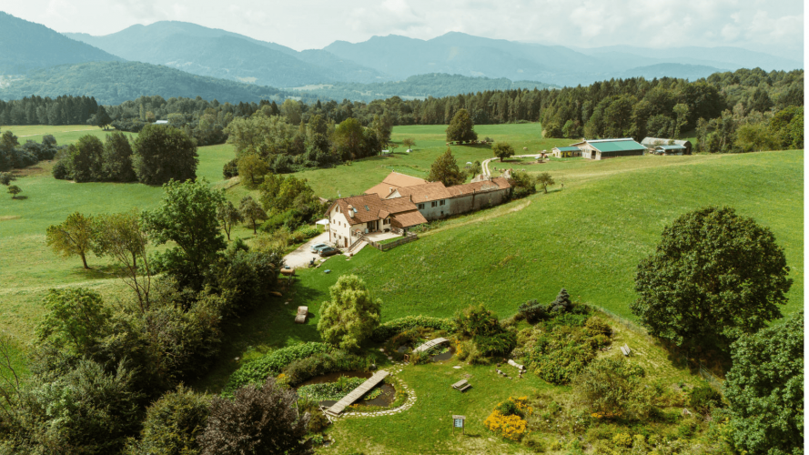 Azienda agricola da esterno panorama