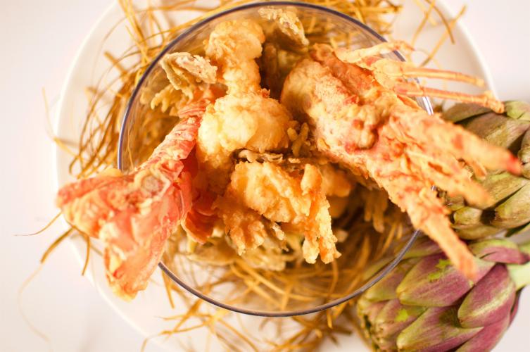 Fish & Chips aragosta e carciofi  (1)