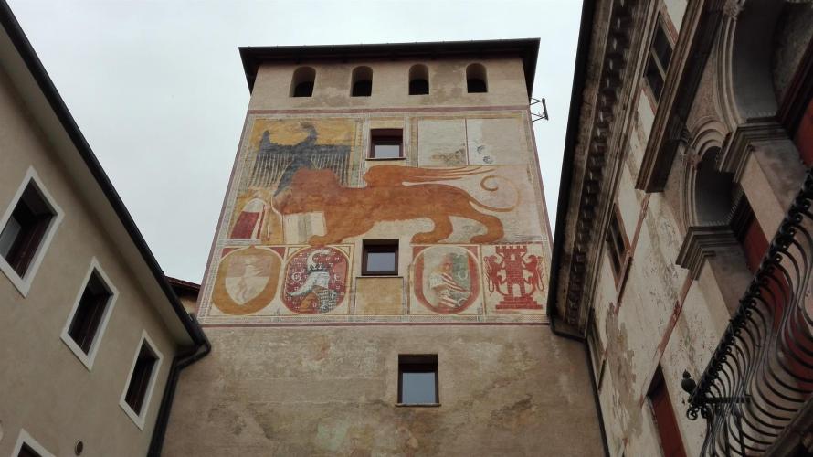 Porta Dieda affresco