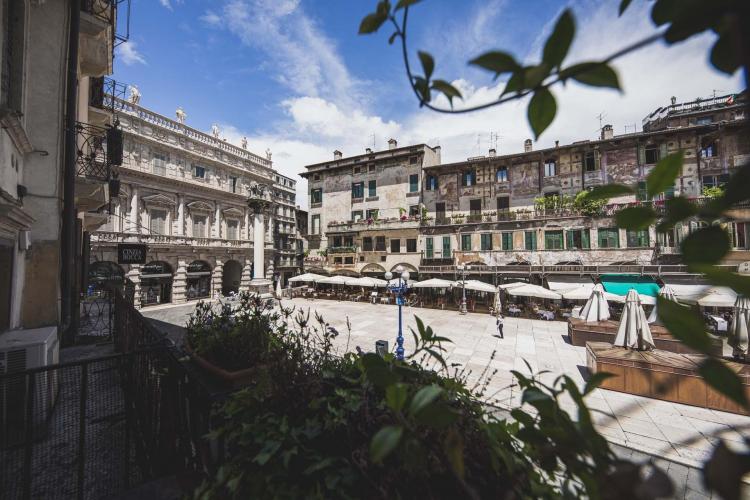 Vista su Piazza Erbe