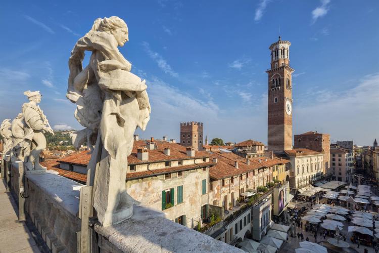 Vista dalla balaustra