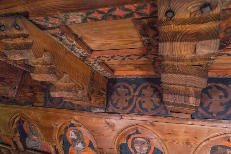 Dettaglio del soffitto