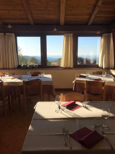 La vista dal Ristorante