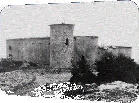 forte interrotto- foto d'epoca