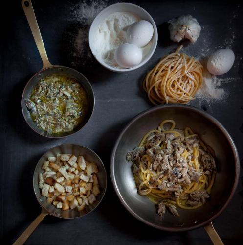 Piatto Bigoli all'Anatra