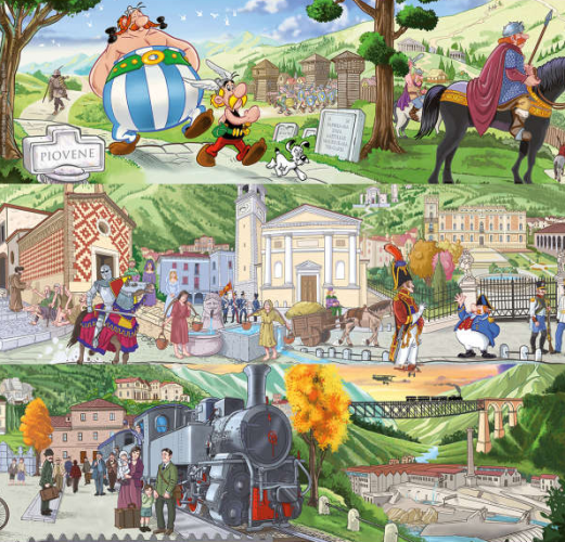 Murales Grafico di Asterix